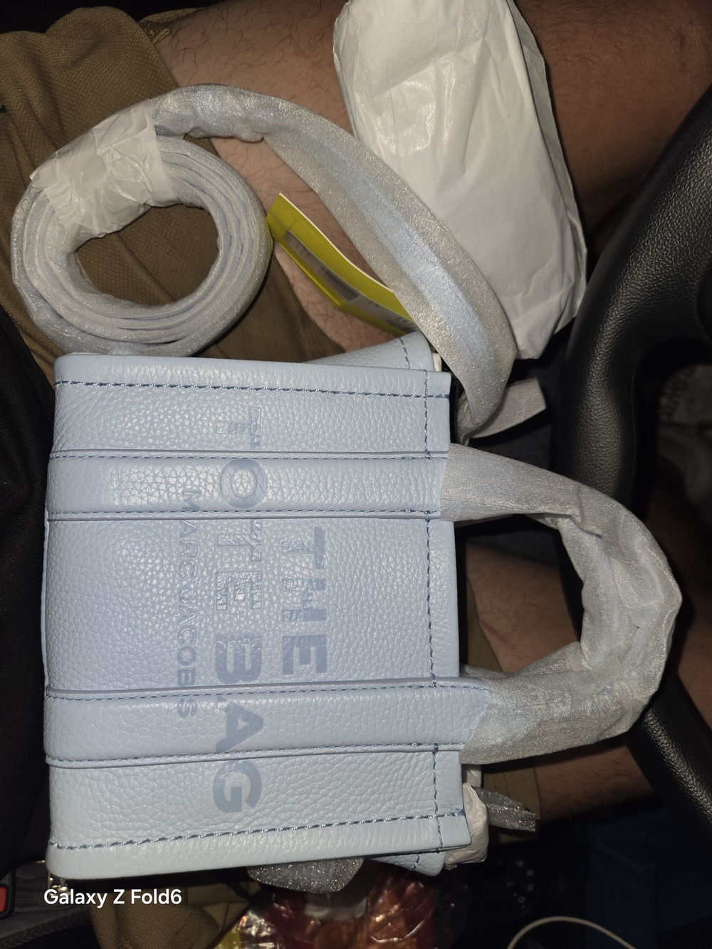 Brand New Marc Jacobs The Mini Tote Bag Mini in Pale Blue